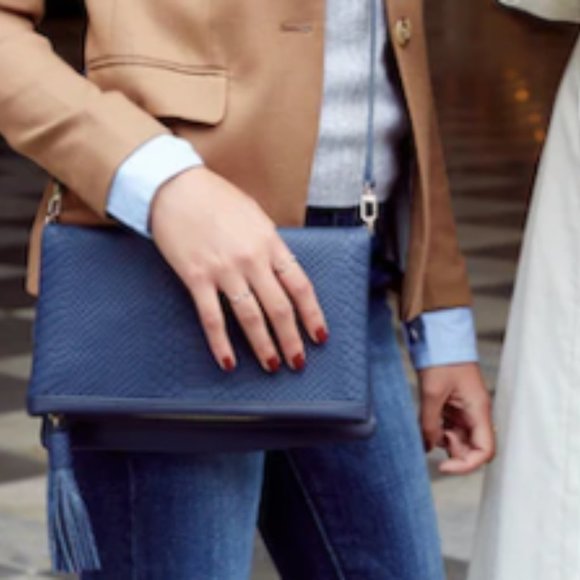 GiGi New York Leather Convertible Clutch - Picture 4 of 5